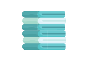 Folded Towels Icon 300X200